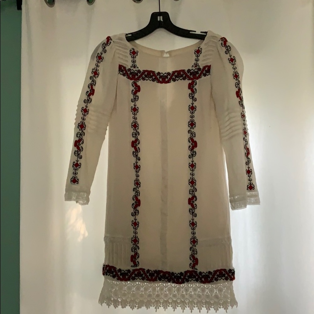 alice + olivia Mini Peasant Dress